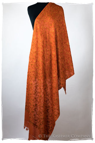 Gilbin Luxurious Paisley Design 28 x 70 Silk Blend Pashmina Shawl Wrap -  קרמיקה אביב