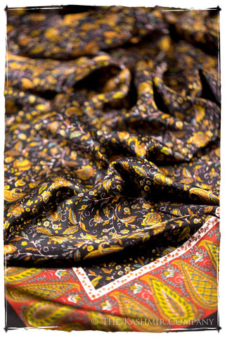 Elegant Korean Silk Scarf For Women Warm Gold & Silver Shawl With